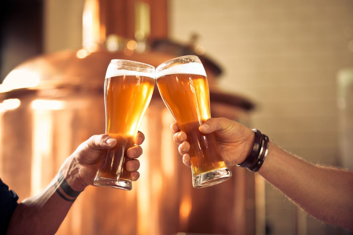 Prozess des Bierbrauens
