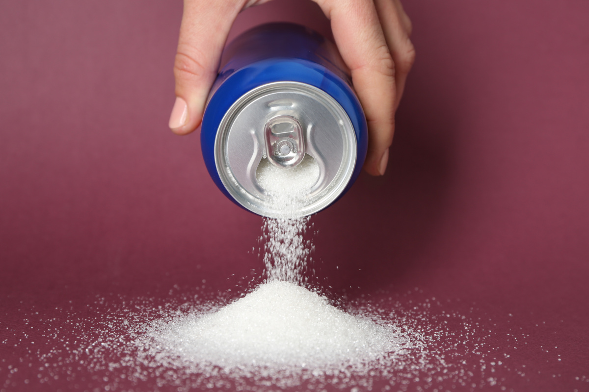 Zuckerwürfel im Glas